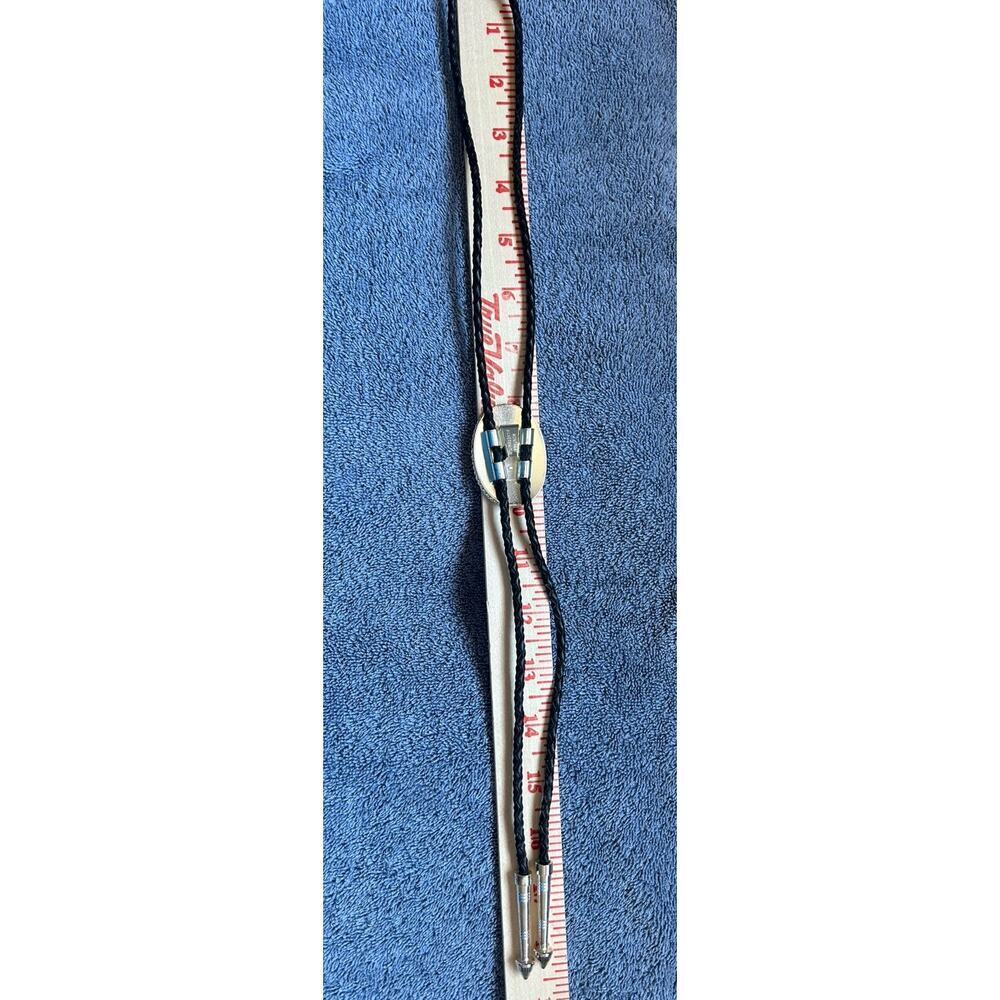 Vintage Montana Silversmiths Flying Eagle Silver Bolo Tie Western Americana - Picture 6 of 10